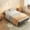 Black#4, variant on Twin Size Adjustable Bed Base, 75" Folding Bed with Adjustable Headboard & 5" Memory Foam, Space Saving Rollaway Guest Bed for Tall People, Portable Twin Cot on Wheels, Easy Assembly, Bed Frames
