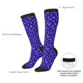 thumbnail image 4 of Balery Beautiful Purple Snowflakes Calcetines novedosos Calcetines deportivos Calcetines hasta la rodilla Calcetines de algodón Calcetines originales y geniales, 4 of 6