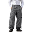 thumbnail image 3 of YABCSAZ Mens Casual Cargo Hiking Pants Lightweight Breathable Quick Dry Elastic Waist Stretch Trousers Outdoor Waterproof Camping Fishing Running Athletic Active Pants Trousers with Pockets, 3 of 9