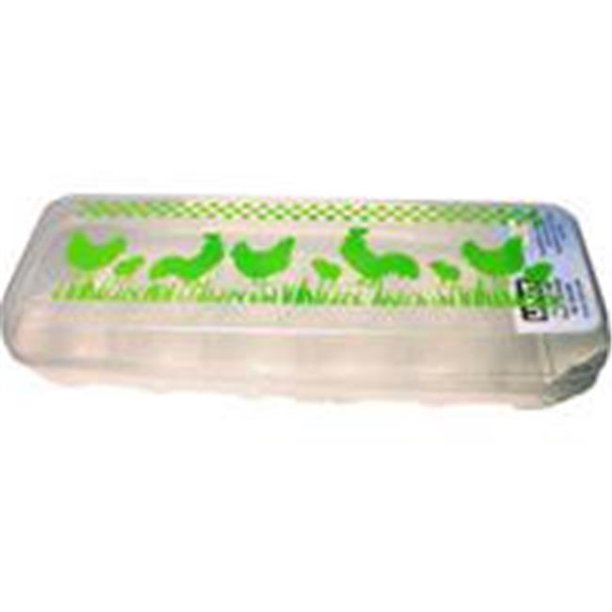 PLASTIC EGG CARTON CLEAR
