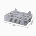 thumbnail image 2 of Folding Storage Board 3-Pack Plastic Clothes Folding Board for Shirts Sweaters and T-Shirts Space-Saving Stackable Storage Organizer for Wardrobe(Multicolor) Rkxzt, 2 of 5