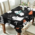 thumbnail image 4 of 60"x60" Halloween Ghost Tablecloth, Waterproof Washable Polyester Square Table Cover, Durable Tablecloth for Kitchen Dining Table Party Decor, 4 of 7
