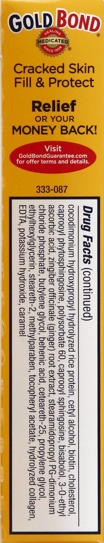 Gold Bond Cracked Skin Fill Protect Cream 0 75oz Walmart Com