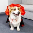 thumbnail image 3 of Halloween Devil Dog Cat Costume Spooky Cape, 3 of 4