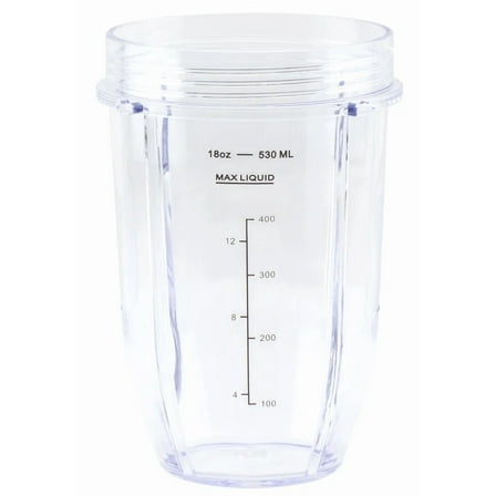 STARLIGHT- Blenpar Replacement 18Oz Short Jar Cup Compatible Nutri Ninja Auto Iq Blenders