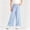 Blue, variant on Xdegoge Girls Wide Leg Pants High Waisted Loose Fit Casual Flowy Comfy Lounge Pants with Pockets Summer Sports Lightweight Trousers