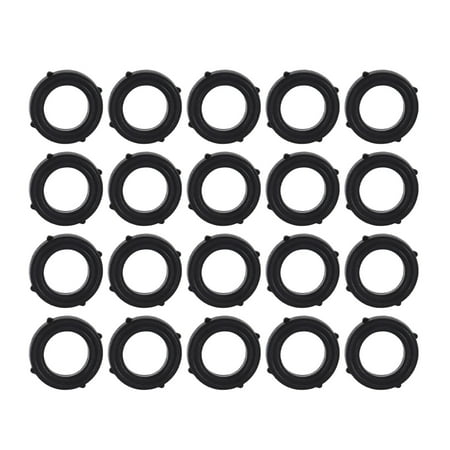 

Hose Washers Rubber Washers Seals Locking Tabs Keep Washer Firmly Set Inside Fittings for Hose and Water Faucet(20 Pieces)