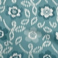 thumbnail image 1 of oneOone Cotton Poplin Dark Teal Blue Fabric Floral Fabric For Sewing Printed Craft Fabric By The Yard 42 Inch Wide, 1 of 6