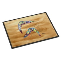 Carolines Treasures 8158-JMAT Shrimp Indoor or Outdoor Doormat, 24" x 36", Multicolor