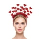 thumbnail image 3 of KAKOWELY Diadema de San Valentín con corazón rojo, diadema decorativa para fiesta, para mujer, 3 of 5