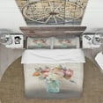thumbnail image 3 of Designart 'French Cottage Bouquet II Mother' Ensemble de Literie Cottage - Housse de Couette et Taies d'Oreiller, 3 of 4