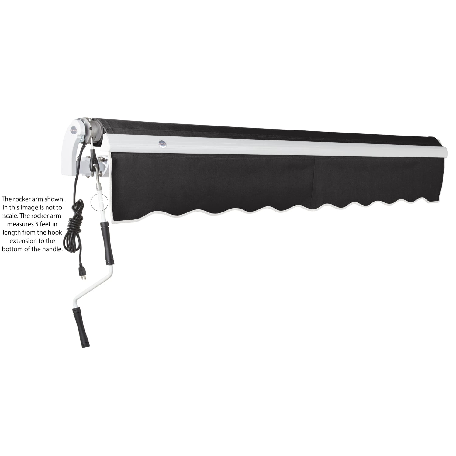 Awntech Maui Left Motor with Remote Motorized Retractable Awning
