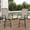 Brown Gen2, variant on Outdoor Swivel Bar Stools Gen 3, Set of 2 Bar Height, High Back Metal Fabric, Patio Garden, Brown