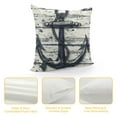 thumbnail image 4 of GOSMITH Nautical Throw Pillow Cover, Navy Blue Anchor Pillowcases Soft Home Decorative Pillow Case Double Sided Cushion Covers for Indoor Outdoor Bedroom and Car, 4 of 5