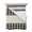 Black, White, Sand, variant on Quilts Full Size Bedding Set, Retro Brown Lightweight Quilted Comforter, Farmhouse Buffalo Plaid Vintage Beige Soft Reversible Bedspread Coverlet with Pillow Covers for All Season, 78" x 90"