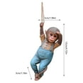 thumbnail image 3 of Statue de Singe en Résine Décoration de Jardin - Design Unique, Facile à Installer, Réutilisable, Adapté pour Maison/bureau, Excellent Cadeau, 3 of 6