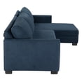 thumbnail image 3 of Love Chaise Smoky Petit Derecho Azul Oscuro, 3 of 8