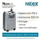 thumbnail image 4 of Concentrador de Oxígeno Nuvo 5 Litros Doble Vaso + 2 Canúlas + Nebulizador BE-RICH Nidek R-C5202V2CIN, 4 of 8