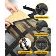 thumbnail image 3 of Car Ceiling Cargo Net Pocket, Kvago 35.4"x25.6" Double-Layer Mesh Car Roof Storage Organizer for Truck SUV Travel Long Road Trip Camping Interior Accessories, 3 of 8