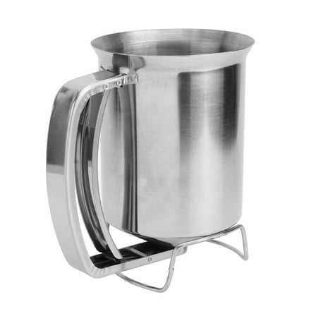 MEIBUTYUP Stainless Steel Pancake Batter Dispenser with Easy Cleanup, Kitchen Tool for