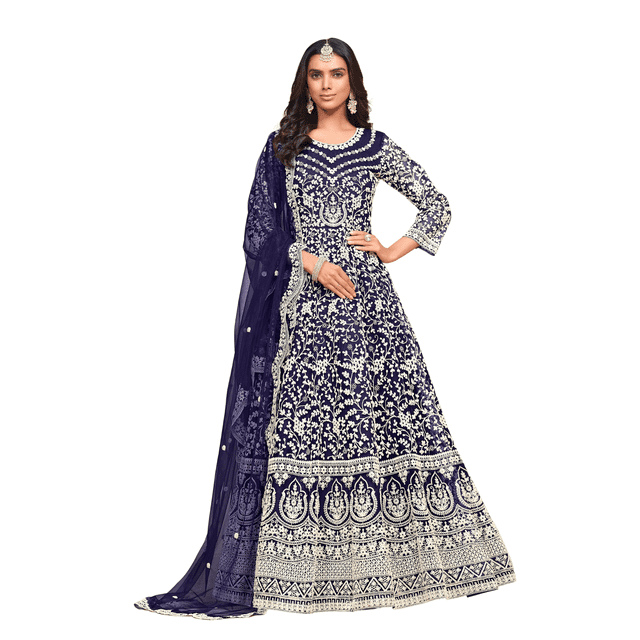 Custom Made Sangeet Ceremony Wear Bollywood Style Anarkali Dresses For Women