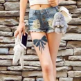 thumbnail image 4 of Pegatinas de tatuajes liuwei de piernas mujer diseño jugo de hierbas lazo sexy, 4 of 4