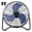 Blue, variant on 20 inch High Velocity Industrial Floor Fan, 3-Speed Heavy Duty Metal Cradle Floor Fans with 360° Tilt for Warehouse, Workshop, Garage, Factory and Basement, Black