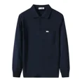 thumbnail image 3 of Tops Bolsillo Ropa Masculina Camisetas Polo Holgadas Rojas para Hombres Jersey Estético Venta Manga Larga A Granel Nuevo Tamaño S Y2k Alta Marca Xl A, 3 of 5