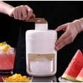 thumbnail image 1 of Máquina para raspar hielo y hacer conos de nieve - Trituradora de hielo portátil premium y máquina para raspar hielo con bandejas - Sin BPA XianweiShao  1327533049603, 1 of 4