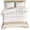 Brown, variant on 3 Piece Sage Green Stripe Duvet Cover Set Queen Size,Microfiber Comforter/Quilt Cover with Corner Ties and 2 Pillowcases,Modern Rustic Horizontal Green Striped All Season Bedding with Zipper Closure