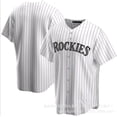 thumbnail image 3 of Uniforme de béisbol, camiseta del equipo Rocky, versión para fanáticos del comercio exterior, al , Rockies 19# 28#BLACKMON, seco, 3 of 5