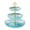 Blue, variant on WeiLaiKeQi Fruit Plate Food Storage Organizer Cake Stand for Wedding Entertaining Snack 2 Tier