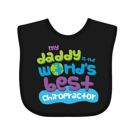 

Inktastic World’s Best Chiropractor Daddy Gift Baby Boy or Baby Girl Bib