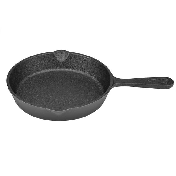 Baverta Cast Iron-Iron Casting Pan Vintage Cast Iron Skillet Frying Pan Burnt Non-stick 16cm 20cm(16cm)
