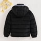 thumbnail image 2 of Gibobby Chaqueta de invierno para niñosNiñas Niños Manga Larga Invierno Cálido Outwear Color Sólido Chaqueta Con Capucha Abrigo Negro(Negro, 11-12 Años), 2 of 5