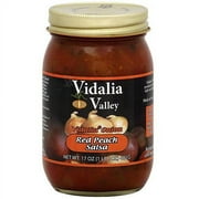 Vidalia Mild Red Peach Salsa, 17 oz (Pack of 6)
