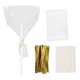 thumbnail image 1 of 1 Set of Lollipop Sticks Transparent Treat Bags Candy Wrapping Bags Cake Pop Treat Bag Set, 1 of 3