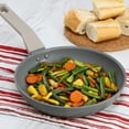 thumbnail image 5 of Oster Ambrose 8 Inch Nonstick Aluminum Frying Pan in Matte Grey, 5 of 5