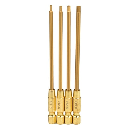 

4x Allen for Key Hex Wrenches Screwdrivers H1.5/2/2.5/3.0mm Flat for Head Sleeve