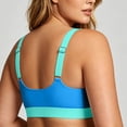 thumbnail image 4 of DHFJKG Women Bikini Tops Full Coverage Padded Adjustable Wide Straps Swimsuit Top Water Sports Bra Soft Beachwear, 4 of 6