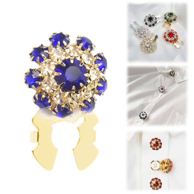 Cqxid Buttons Under $5 Clothing Buttons Detachable Shirt Button Clips Button Jewelry Button Pliers Dress Suit Tailcoat Shirt Accessories