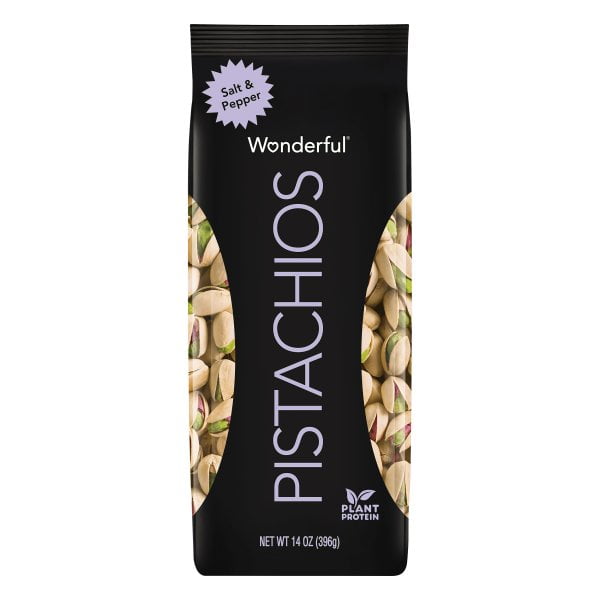 Wonderful Pistachios, Salt & Pepper Flavored, 14 Ounce Bag