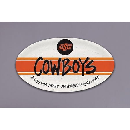 Magnolia Lane Oklahoma State Plate, 12.25-inch Length, Oval, Kitchen, Kitchen Accessories