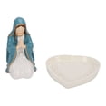 thumbnail image 2 of Soporte Para Rosario De La Virgen María, Elegante Estatua De Resina, Adorno De Escritorio, Soporte De Joyería Para Collar Y Anillo, 2 of 7
