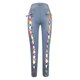 thumbnail image 3 of Pantalones Control Demasiado Gibobby Estilo Elegante Casual Aqua S, 3 of 5