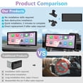 thumbnail image 4 of Carpuride 11.25 Adaptador Inalámbrico Android Carplay Dash Cam con Pantalla Bluetooth para Auto (W125A), 4 of 10
