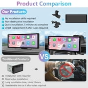 Carpuride 11.25 Wireless Android Auto Adapter Carplay Dash Cam With Bluetooth Car screen（W125A）