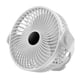 thumbnail image 1 of Bewildely ABS 2 en 1 Ventilador de refrigeración Portátil Ajustable Carga USB Recargable Hogar Dormitorio Oficina Funcionamiento silencioso 1200mAh Electrodomésticos Blanco Bewildely HA081469-01B, 1 of 6