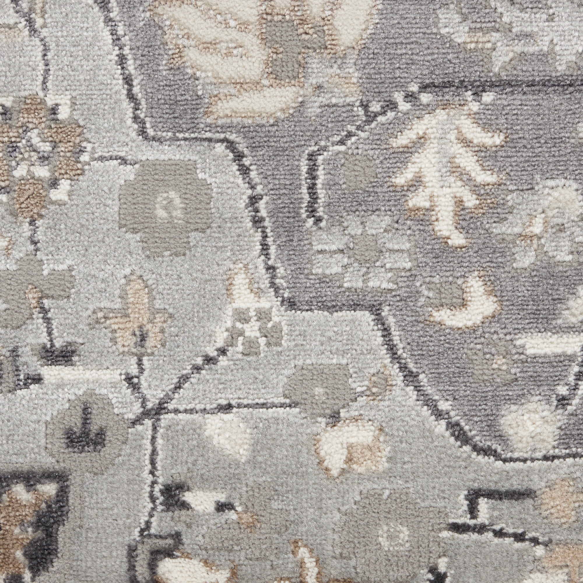 Nourison Elation Traditional Persian Grey Area Rug