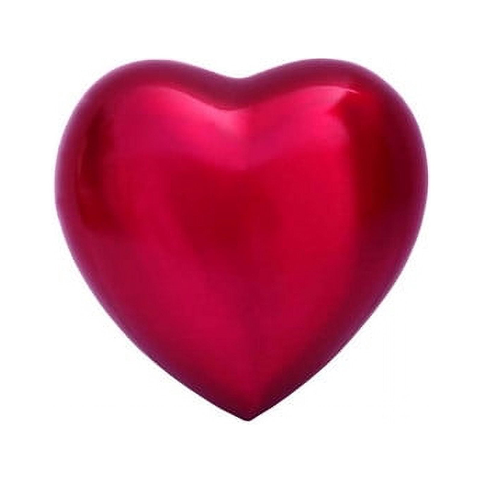 SHREYAS Heart Shaped PINK PLAIN Cremation URNs for Human & Pet Ashes Keepsake Vase Highly Durable